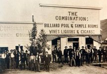 The Combination. A billiards hall and saloon in Corrine, Utah. Circa 1900..JPG