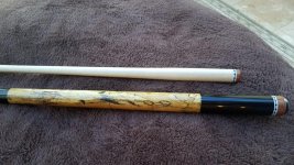 Richard Pettit Spalted Cue.jpg