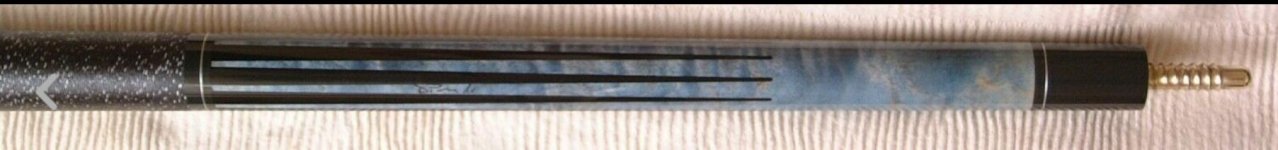 Dale Perry Custom Pool Cue Stained Maple 20 Points Stage IV Upgrade Pic 2.jpg