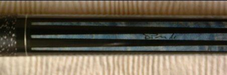 Dale Perry Custom Pool Cue Stained Maple 20 Points Stage IV Upgrade Pic 3 revised.jpg