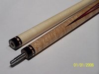 red and black cue.JPG