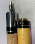 Schon 1993 Cue (PIN; Acme) '93 Collar-Stamped 1993 Shaft; Not Sure If Original To Cue; Scrolle...jpg