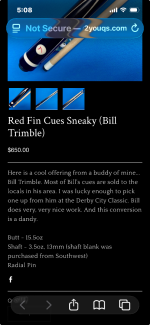 Red Fin Cues Sneaky (Bill Trimble).png
