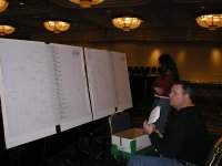 dana and the charts at TS.JPG