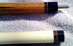 Babinga with Jatoba Handle joint.jpg