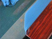Finished up rails, cloth going on, tables together tomorrow 007.JPG
