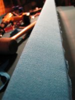Finished up rails, cloth going on, tables together tomorrow 011.JPG