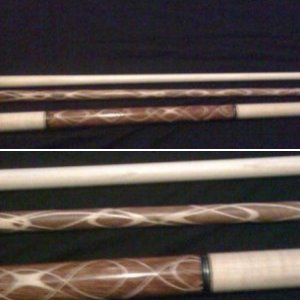 My twisted cue