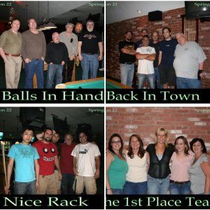 NEA 8Ball League Spring 2011 Team Pics