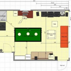 My billiards & homecinema & PC room