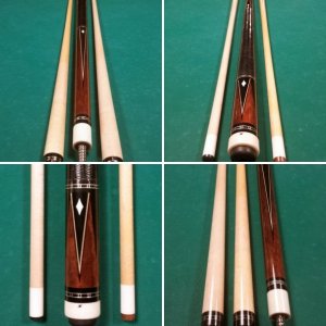 One of a kind 1995 Bill Stroud Josswest cue