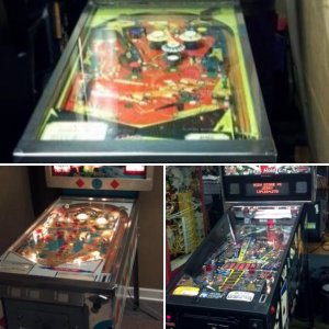 Restored pinball machine