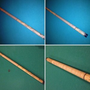 Willie Speed custom cues.