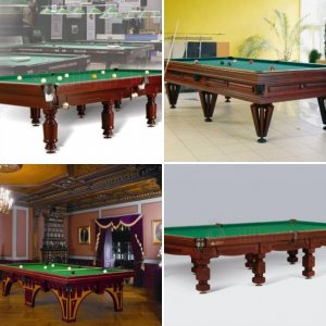 Russian Billiard (Russian Pyramid) Tables