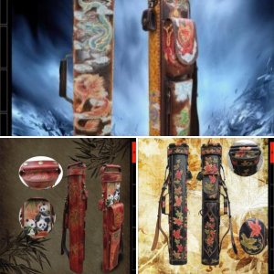 J.Flower cue cases by JiaSen