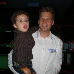 Dimi, my best friend in Pool! His uncle had a Poolhall so we could play & practice for free. lol