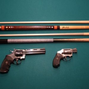 Cues and Guns