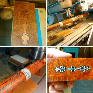 Kent Davis custom cue - one of one