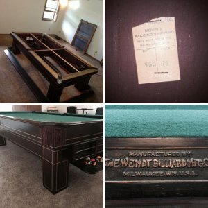 Wendt Billiard Table