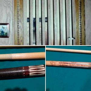 Some of My Cue Sticks