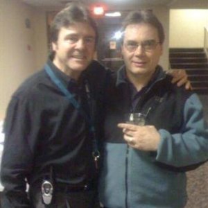 Mike and Allen Mar. 2009
Pointing to Mr. Hall of Fame
