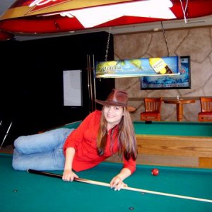 Me on the snooker table that table made me lots of dollars lol
Table 10 x 5  California