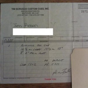 Scruggs sneaky receipt