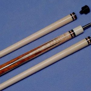 Bender Flying Diamonds Amboyna, Ivory joint and buittcap