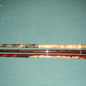 BUCKEYE BURL &MAPLE BURL&BUCK HORN
ZIRCOTE & BRASS
COCOBOLO
