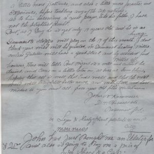 Page 2 of John Kammerer's letter to his daughter Mary.