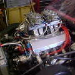 Beretta alum. 632. This was the engine in the Pro Mod I had before the 3 stages of nitrous were installed.
