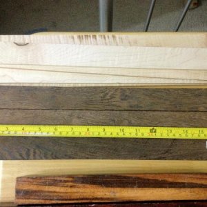 curly, wenge and goncalo