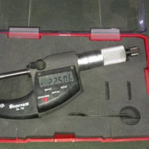 Starrett Digital Outside Micrometer 0-1"