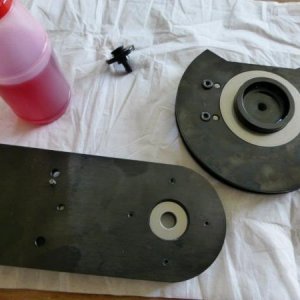 Pic-11 Thrust bearings assembled with ATF oil.