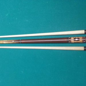 8 Point Snake wood Gina Cue build in the 80's