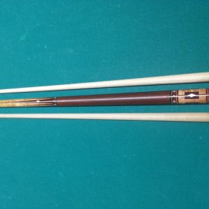 8 Point Snake wood Gina Cue build in the 80's