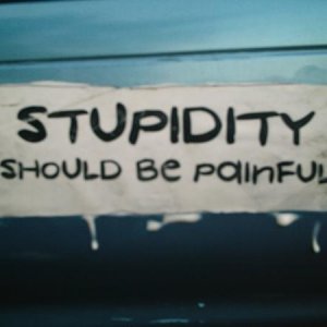 Stupidity Pain