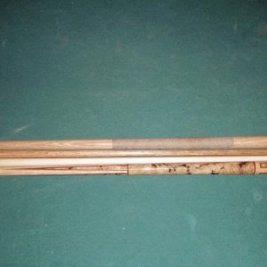 OAK WITH CORK WRAP

4POINT OAK, OAK BURL HANDLE AND POINTS