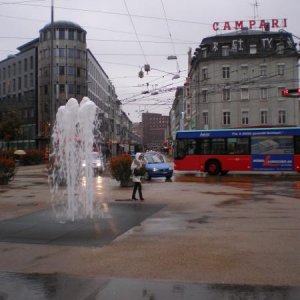 The Centralplace "in the newer part" of Biel (seen from east)