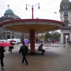 The Centralplace "in the newer part" of Biel (seen from west)