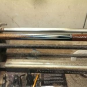 on lathe