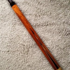 Joss: #9 *Special (purchased new in '88)
Birds Eye Maple, Ebony, Purple Heart, Ebony, MOP, Ivory
19oz. w/Champion Tip