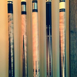 Chris Nitti, lots of ivory
J. Pachauer Manchester
Schon LTD
Joss Color of Money---very old one.
Meucci Standard