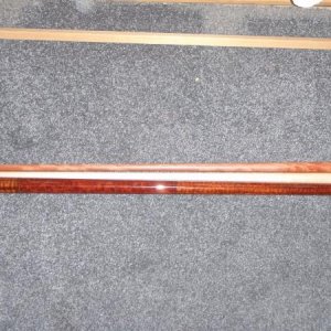 SNAKE WOOD,AMBOYNA HANDLE.LYPTUS AND MAPLE SHAFT