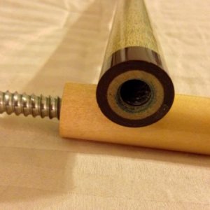 Notice the RADIAL PIN that this shaft fits into.