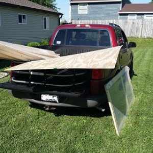 Truck load of materials