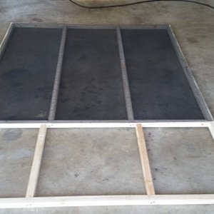 Fiberglass Screen attached