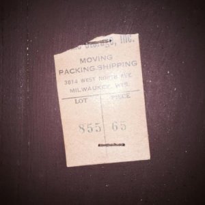 Original Shipping label
