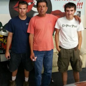 My students, Matt and Ken.