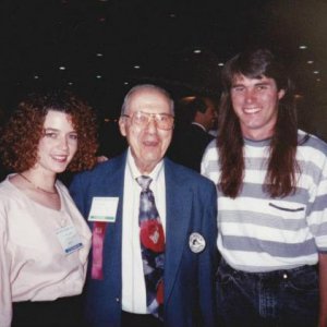 Me and a friend with Jimmy Caras